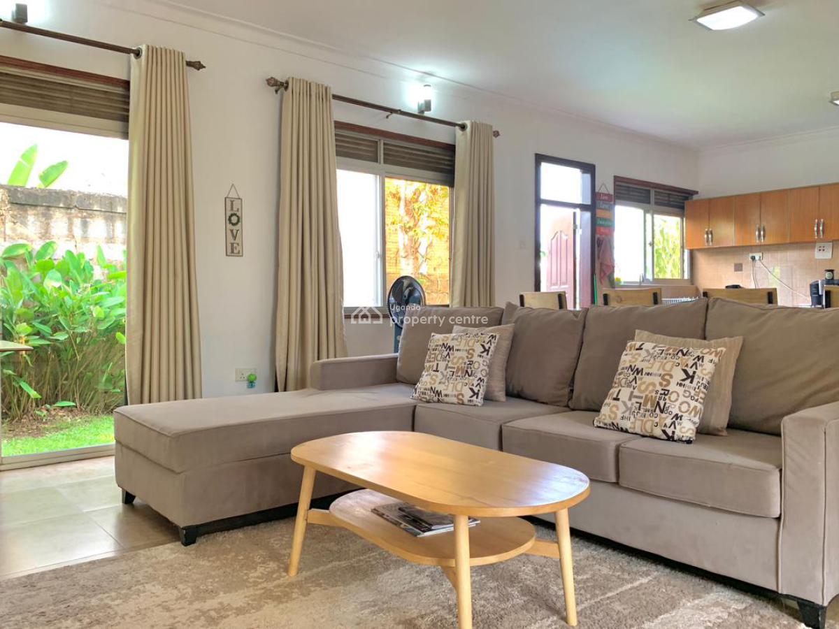 Fully Furnished 3 Bedroom House with Garden, Ali Ismail Rd, Kisaasi, Kampala, Central Region, Semi-detached Duplex for Rent