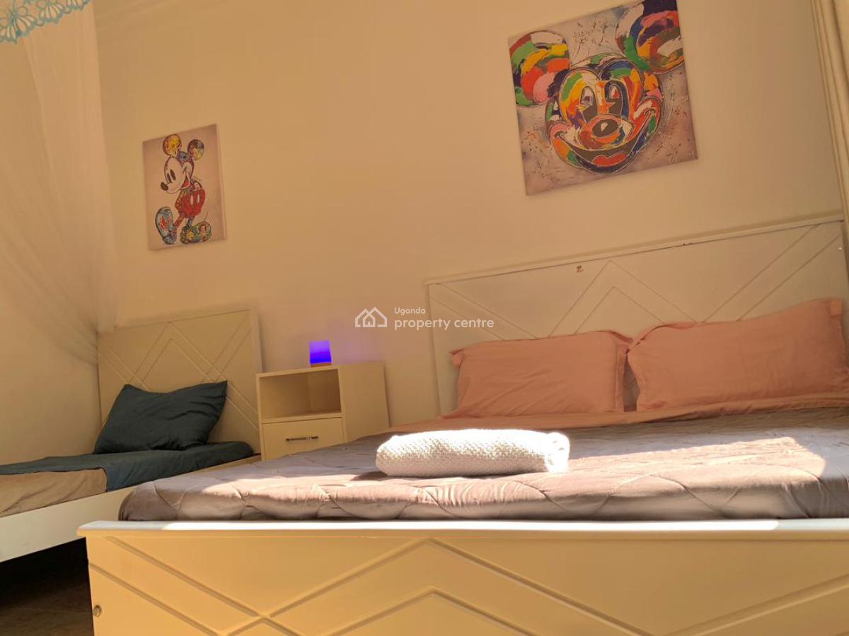 Fully Furnished 3 Bedroom House with Garden, Ali Ismail Rd, Kisaasi, Kampala, Central Region, Semi-detached Duplex for Rent