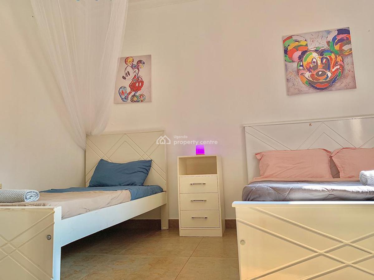 Fully Furnished 3 Bedroom House with Garden, Ali Ismail Rd, Kisaasi, Kampala, Central Region, Semi-detached Duplex for Rent