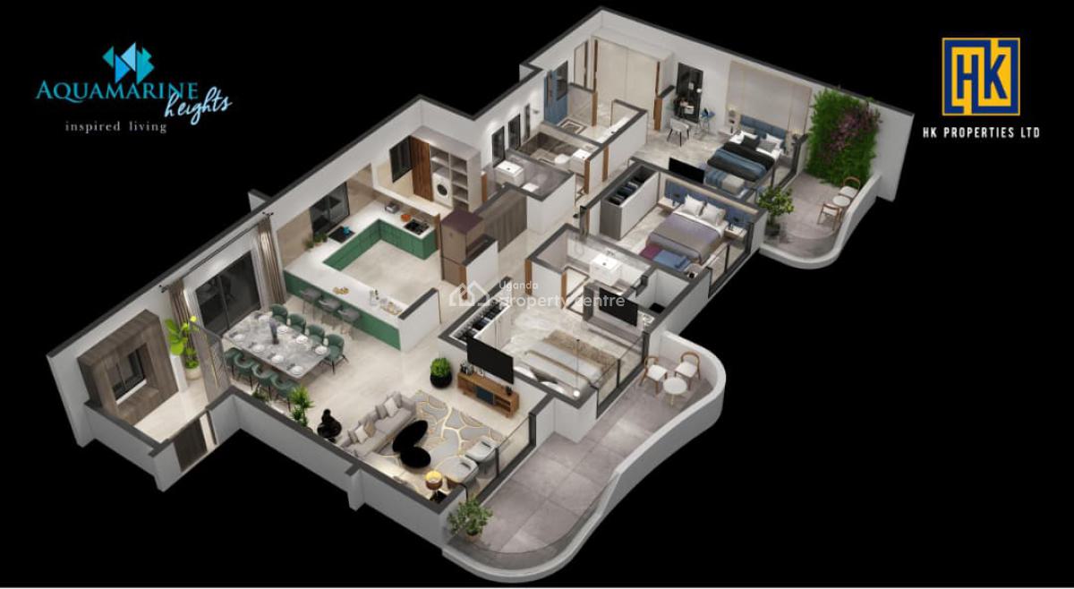 3 Bedrooms Condominium Apartments in Munyonyo Uganda, Kampala, Central Region, Apartment for Sale