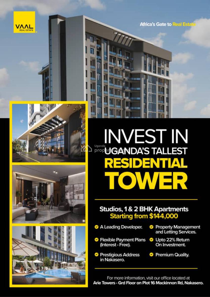 Luxury 2 Bedrooms with Excellent Facilities, Mackinnon Road, Nakasero, Kampala, Central Region, Apartment for Sale